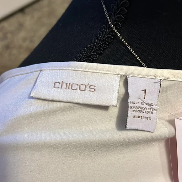 chico's cream blouse - Picture 4 of 4